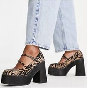 ASOS Black and Brown Platform Shoes